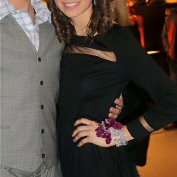 Black long sleeve dress - Picture 4 of 4